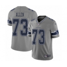 Men's Dallas Cowboys #73 Larry Allen Limited Gray Inverted Legend Football Jersey
