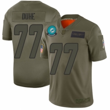 Youth Miami Dolphins #77 Adam Joseph Duhe Limited Camo 2019 Salute to Service Football Jersey