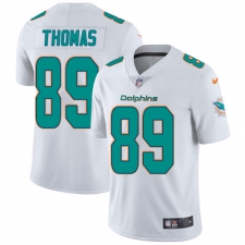 Youth Nike Miami Dolphins #89 Julius Thomas White Vapor Untouchable Limited Player NFL Jersey