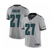 Youth Philadelphia Eagles #27 Malcolm Jenkins Limited Silver Inverted Legend Football Jersey