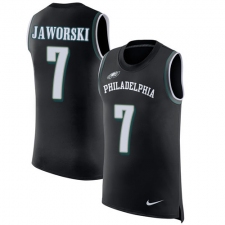 Men's Nike Philadelphia Eagles #7 Ron Jaworski Limited Black Rush Player Name & Number Tank Top NFL Jersey