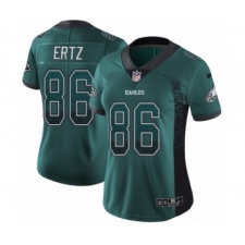 Women's Nike Philadelphia Eagles #86 Zach Ertz Limited Green Rush Drift Fashion NFL Jersey