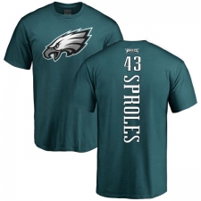 Nike Philadelphia Eagles #43 Darren Sproles Green Backer T-Shirt