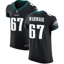 Men's Nike Philadelphia Eagles #67 Chance Warmack Black Alternate Vapor Untouchable Elite Player NFL Jersey