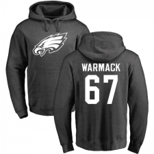 Nike Philadelphia Eagles #67 Chance Warmack Ash One Color Pullover Hoodie