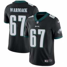 Youth Nike Philadelphia Eagles #67 Chance Warmack Black Alternate Vapor Untouchable Limited Player NFL Jersey