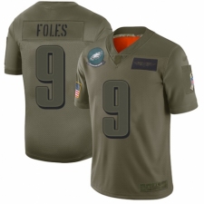Women's Philadelphia Eagles #9 Nick Foles Limited Camo 2019 Salute to Service Football Jersey