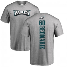 Nike Philadelphia Eagles #60 Chuck Bednarik Ash Backer T-Shirt