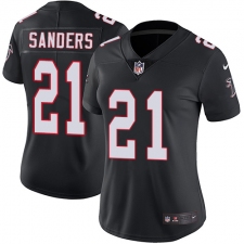 Women's Nike Atlanta Falcons #21 Deion Sanders Elite Black Alternate NFL Jersey