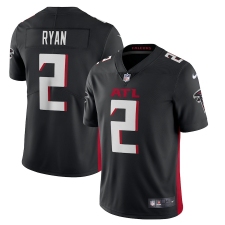 Men's Atlanta Falcons #2 Matt Ryan Nike Black Vapor Limited Jersey
