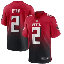 Men's Atlanta Falcons #2 Matt Ryan Nike Red 2nd Alternate Limited Jersey