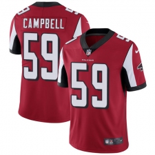 Youth Nike Atlanta Falcons #59 De'Vondre Campbell Elite Red Team Color NFL Jersey