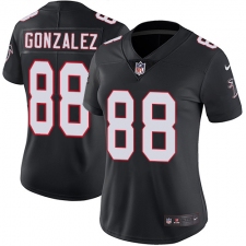 Women's Nike Atlanta Falcons #88 Tony Gonzalez Elite Black Alternate NFL Jersey