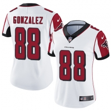Women's Nike Atlanta Falcons #88 Tony Gonzalez Elite White NFL Jersey
