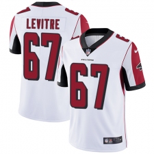 Youth Nike Atlanta Falcons #67 Andy Levitre Elite White NFL Jersey
