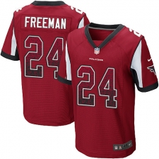 Men's Nike Atlanta Falcons #24 Devonta Freeman Elite Red Home Drift Fashion NFL Jersey
