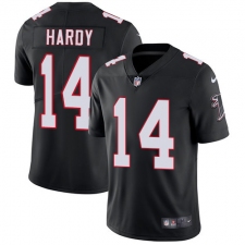 Youth Nike Atlanta Falcons #14 Justin Hardy Elite Black Alternate NFL Jersey
