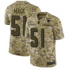 Men's Nike Atlanta Falcons #51 Alex Mack Limited Camo 2018 Salute to Service NFL Jersey