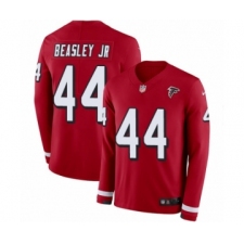Youth Nike Atlanta Falcons #44 Vic Beasley Limited Red Therma Long Sleeve NFL Jersey