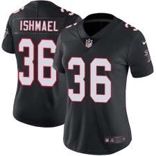 Women's Nike Atlanta Falcons #36 Kemal Ishmael Elite Black Alternate NFL Jersey