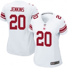 Women's Nike New York Giants #20 Janoris Jenkins Game White NFL Jersey