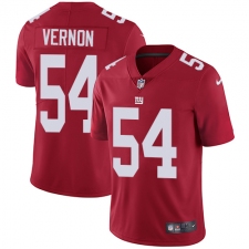 Youth Nike New York Giants #54 Olivier Vernon Elite Red Alternate NFL Jersey
