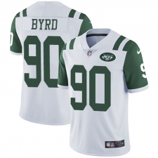 Youth Nike New York Jets #90 Dennis Byrd Elite White NFL Jersey