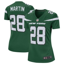 Men's New York Jets  #28 Curtis Martin Nike Women's Retired Game Jersey - Green