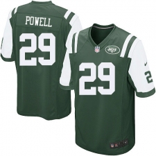 Men's Nike New York Jets #29 Bilal Powell Game Green Team Color NFL Jersey