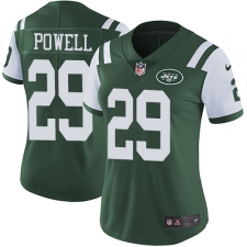 Women's Nike New York Jets #29 Bilal Powell Elite Green Team Color NFL Jersey