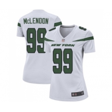 Women's New York Jets #99 Steve McLendon Game White Football Jersey