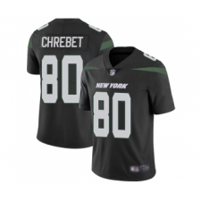 Men's New York Jets #80 Wayne Chrebet Black Alternate Vapor Untouchable Limited Player Football Jersey
