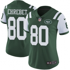 Women's Nike New York Jets #80 Wayne Chrebet Elite Green Team Color NFL Jersey