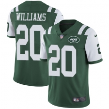 Youth Nike New York Jets #20 Marcus Williams Green Team Color Vapor Untouchable Limited Player NFL Jersey