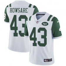 Youth Nike New York Jets #43 Julian Howsare White Vapor Untouchable Limited Player NFL Jersey