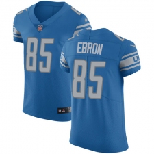Men's Nike Detroit Lions #85 Eric Ebron Light Blue Team Color Vapor Untouchable Elite Player NFL Jersey