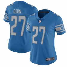 Women's Nike Detroit Lions #27 Glover Quin Elite Light Blue Team Color NFL Jersey