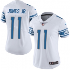 Women's Nike Detroit Lions #11 Marvin Jones Jr Limited White Vapor Untouchable NFL Jersey