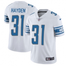 Men's Nike Detroit Lions #31 D.J. Hayden Limited White Vapor Untouchable NFL Jersey