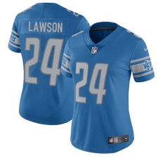Women's Nike Detroit Lions #24 Nevin Lawson Limited Light Blue Team Color Vapor Untouchable NFL Jersey