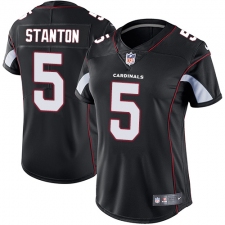 Women's Nike Arizona Cardinals #5 Drew Stanton Elite Black Alternate NFL Jersey