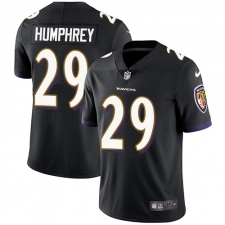 Youth Nike Baltimore Ravens #29 Marlon Humphrey Elite Black Alternate NFL Jersey