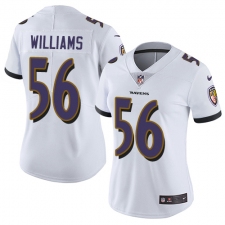 Women's Nike Baltimore Ravens #56 Tim Williams Elite White NFL Jersey