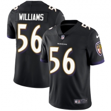 Youth Nike Baltimore Ravens #56 Tim Williams Elite Black Alternate NFL Jersey