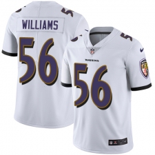 Youth Nike Baltimore Ravens #56 Tim Williams Elite White NFL Jersey