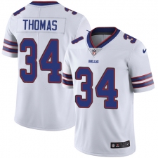 Youth Nike Buffalo Bills #34 Thurman Thomas Elite White NFL Jersey