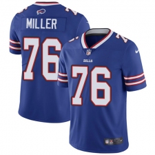 Youth Nike Buffalo Bills #76 John Miller Elite Royal Blue Team Color NFL Jersey