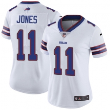 Women's Nike Buffalo Bills #11 Zay Jones Elite White NFL Jersey