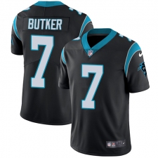 Youth Nike Carolina Panthers #7 Harrison Butker Black Team Color Vapor Untouchable Limited Player NFL Jersey