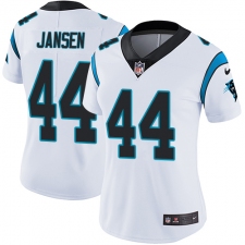 Women's Nike Carolina Panthers #44 J.J. Jansen Elite White NFL Jersey